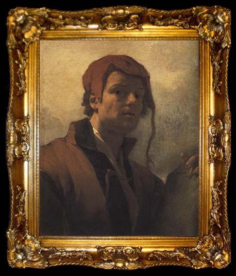 framed  Willem Drost Self-Portrait, ta009-2
